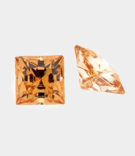 Kubic Zirkon fyrkant guld