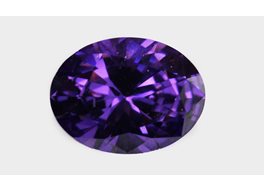 Kubik Zirkon oval lila