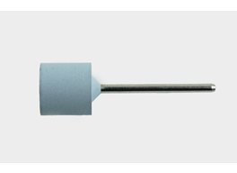 Silikontrissa cylinder lj.blå med skaft 14x12mm