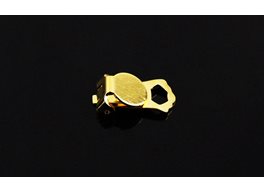 *213 Clip-on örh m platta 8mm guldplät.925