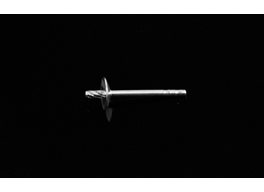 *023B Pärlskål stift 4mm rak