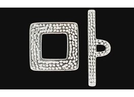 LÅs Toggle m struktur 18x18x1,3mm