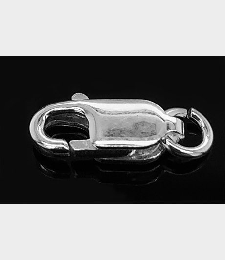 Karbinhake rak m lös ögla 9x4mm