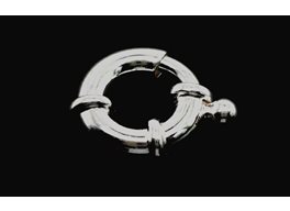 Lås runt 12x3mm u ögla 925