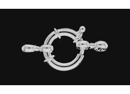 Lås m 2 öglor 16x3,5mm 925