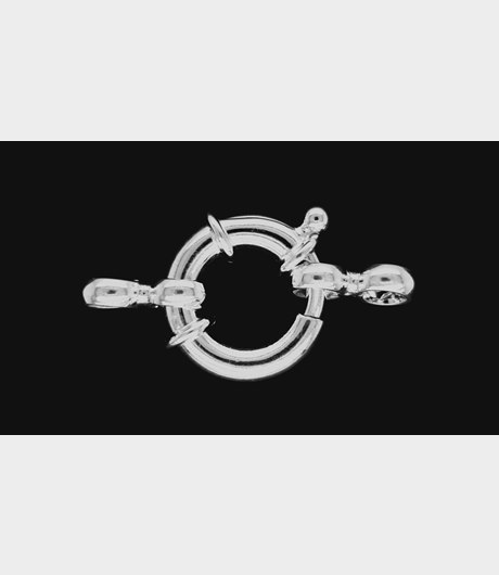 Lås m 2 öglor 16x3,5mm 925