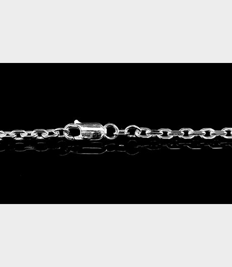 Ankarlänk flackslipad 3mm 925