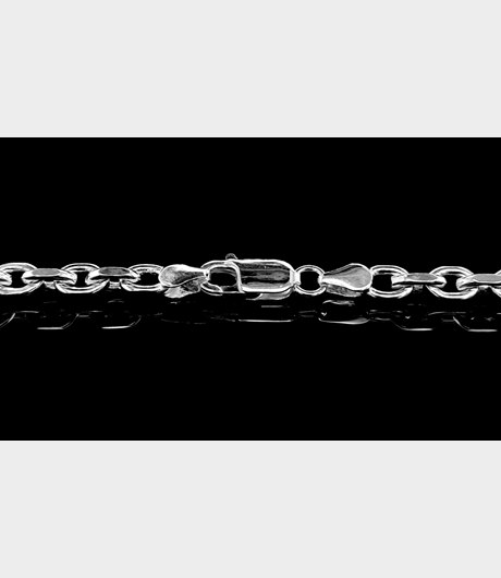 Ankarlänk flackslipad 4,6mm 925