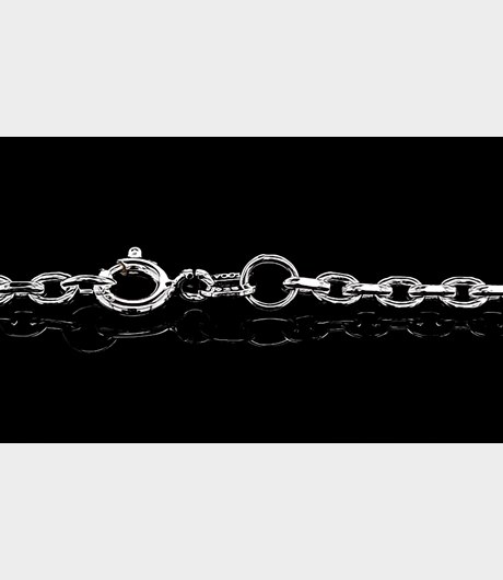 Ankarlänk flackslipad 2,45mm 925