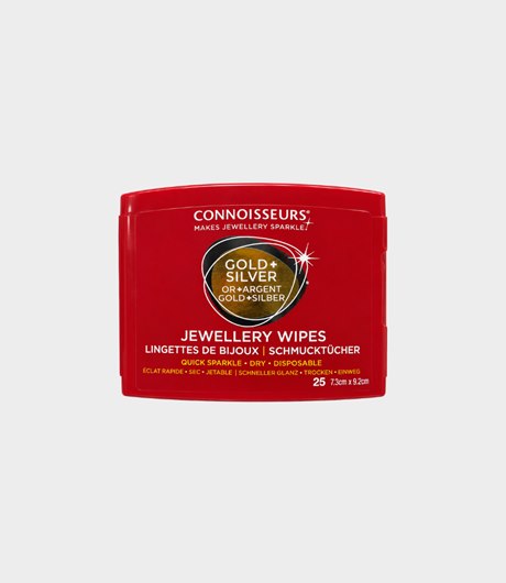 Connoisseurs jewelry wipes 25-p