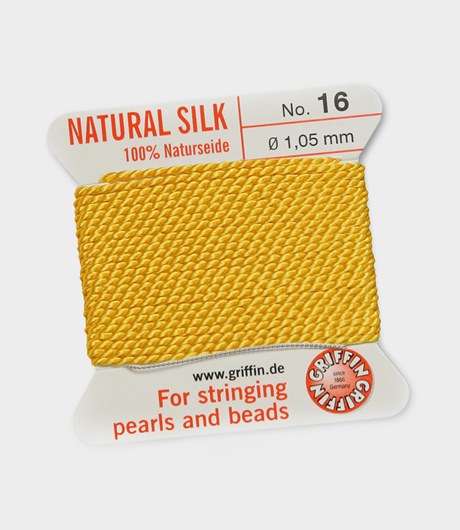 Pärlsilke gul