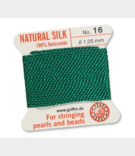 Pärlsilke grön
