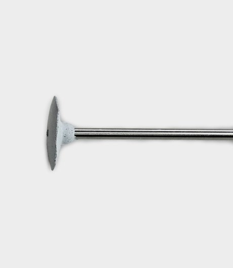 Silikontrissa lins vit med skaft 14,5x12,5mm