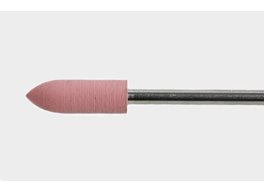 Silikontrissa spets rosa med skaft 5x16mm