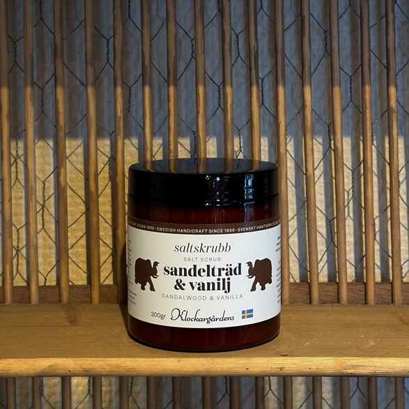 Sandelträd & Vanilj Saltskrubb