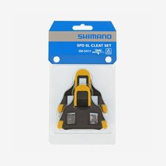 Shimano Pedalkloss SM-SH11, gul Full rörlighet, 6 grader float