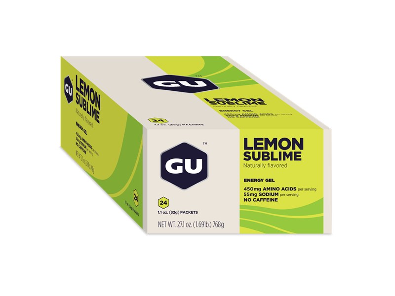 GU Lemon Sublime, Gel, 24 Pkt Ctn