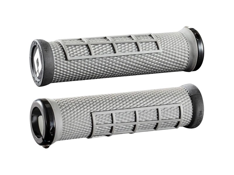 ODI ELITE FLOW  V2 .1 LOCK ON GRIPS 130MM GRAPHITE/BLACK
