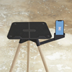 Laptop Stand Smoked Oak + Phone Holder