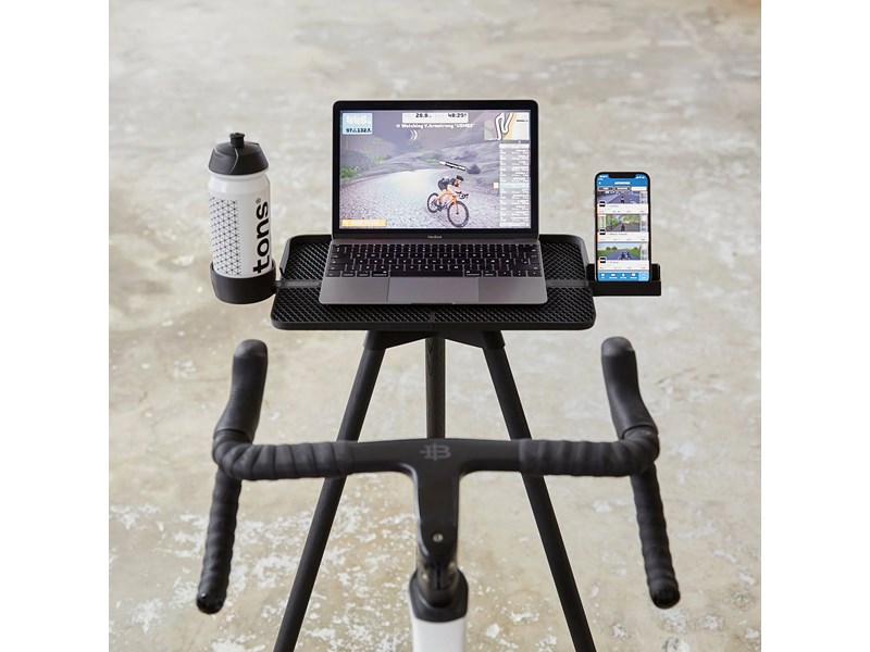 Laptop Race Table Natural Oak + Holder Kit