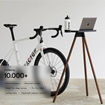 Laptop Race Table Natural Oak + Holder Kit