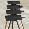 Laptop Race Table Natural Oak + Holder Kit