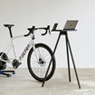 Laptop Race Table Natural Oak + Holder Kit
