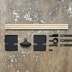 Laptop Race Table Natural Oak + Holder Kit