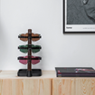 Desk Organiser . 3x Glasses + Charging Tray Natural Oak