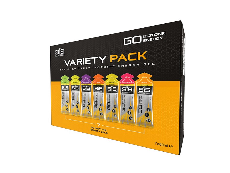 SIS GO Isotonic Energy Variety Pack 7 Isotonic Gels