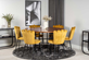 Furniture Fashion Matgrupp Copenhagen Brunt & 6st Limhamn Stolar Gul