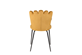 Furniture Fashion Matgrupp Copenhagen Svart & 4st Limhamn Stolar Gul