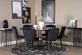 Furniture Fashion Matgrupp Copenhagen Svart & 6st Limhamn Stolar Svart