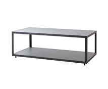 Cane Line Soffbord Level Rektangulärt Lava Grey