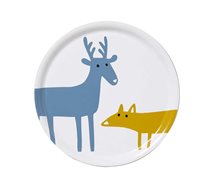 Bengt & Lotta Bricka Elk And Fox Rund