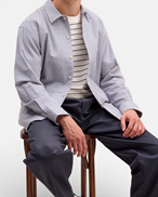 NN07 Reed 50027 Shirt Stone Blue