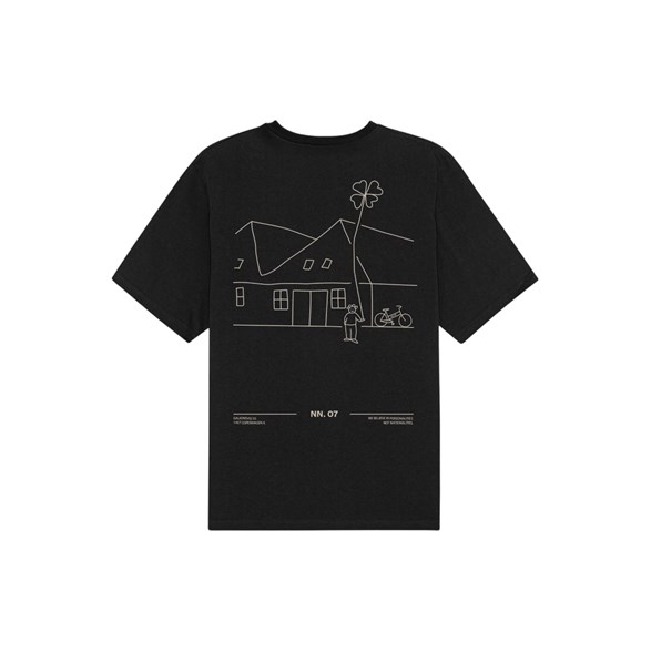 NN07 Jett Ss Print 30026 Black