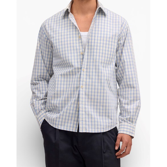 NN07 Deon Shirt 50035 Ecru Check