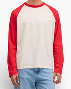 NN07 Regie Ls T-Shirt 3508 Chili Glow