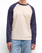NN07 Regie Ls T-Shirt 3508 Navy Blue