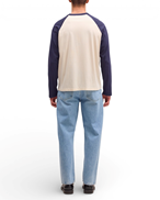 NN07 Regie Ls T-Shirt 3508 Navy Blue