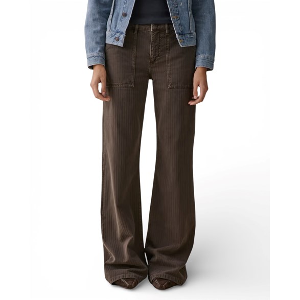 Jeanerica Guell Trousers Chevron Brown