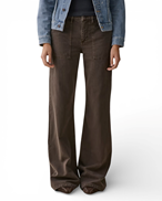 Jeanerica Guell Trousers Chevron Brown