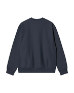 Carhartt WIP American Script Sweatshirt Deep Night
