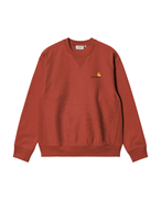 Carhartt WIP American Script Sweatshirt Oxride Red