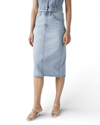 Levis Hr Back Slit Skirt Riveting