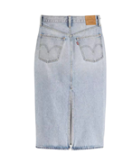Levis Hr Back Slit Skirt Riveting