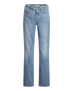 Levis 725 High Rise Bootcut Jeans Blue Wave Light