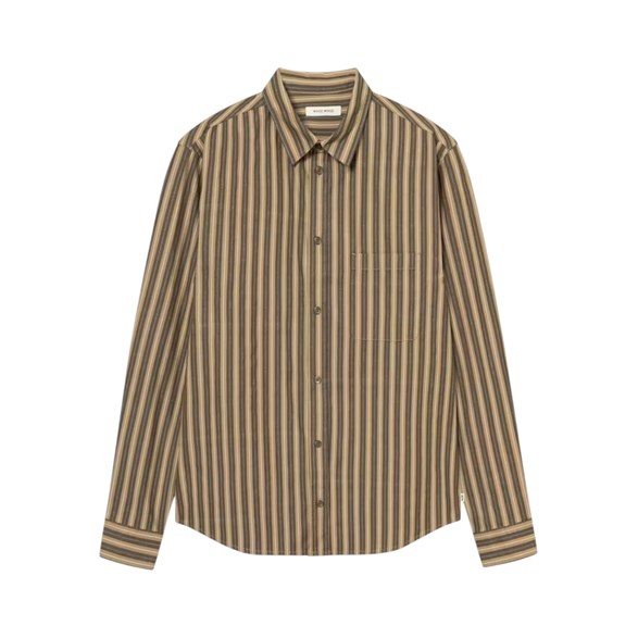 Wood Wood Carter Shirt Desert Palm Stripe