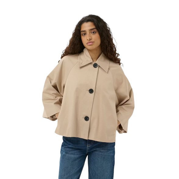 InWear Hinoa Cape Jacket Sandstone